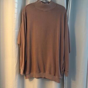 aerie Men's Turtleneck Sweater in Warm Brown
